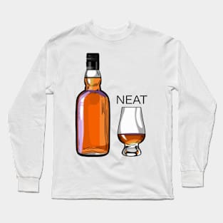Whiskey – Neat Long Sleeve T-Shirt